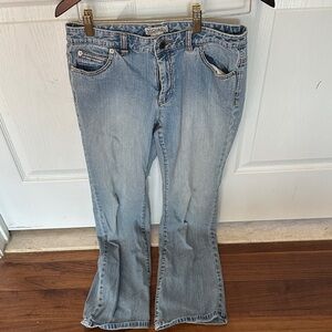 Michael Kors Women's Light Blue Boot Cut Jeans